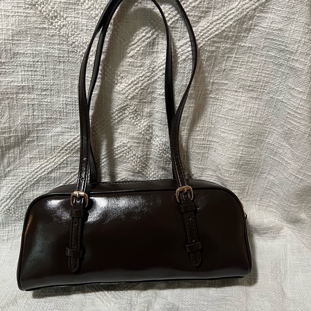 Viral GUESS Brown Shoulder Bag - Picture 2 of 7